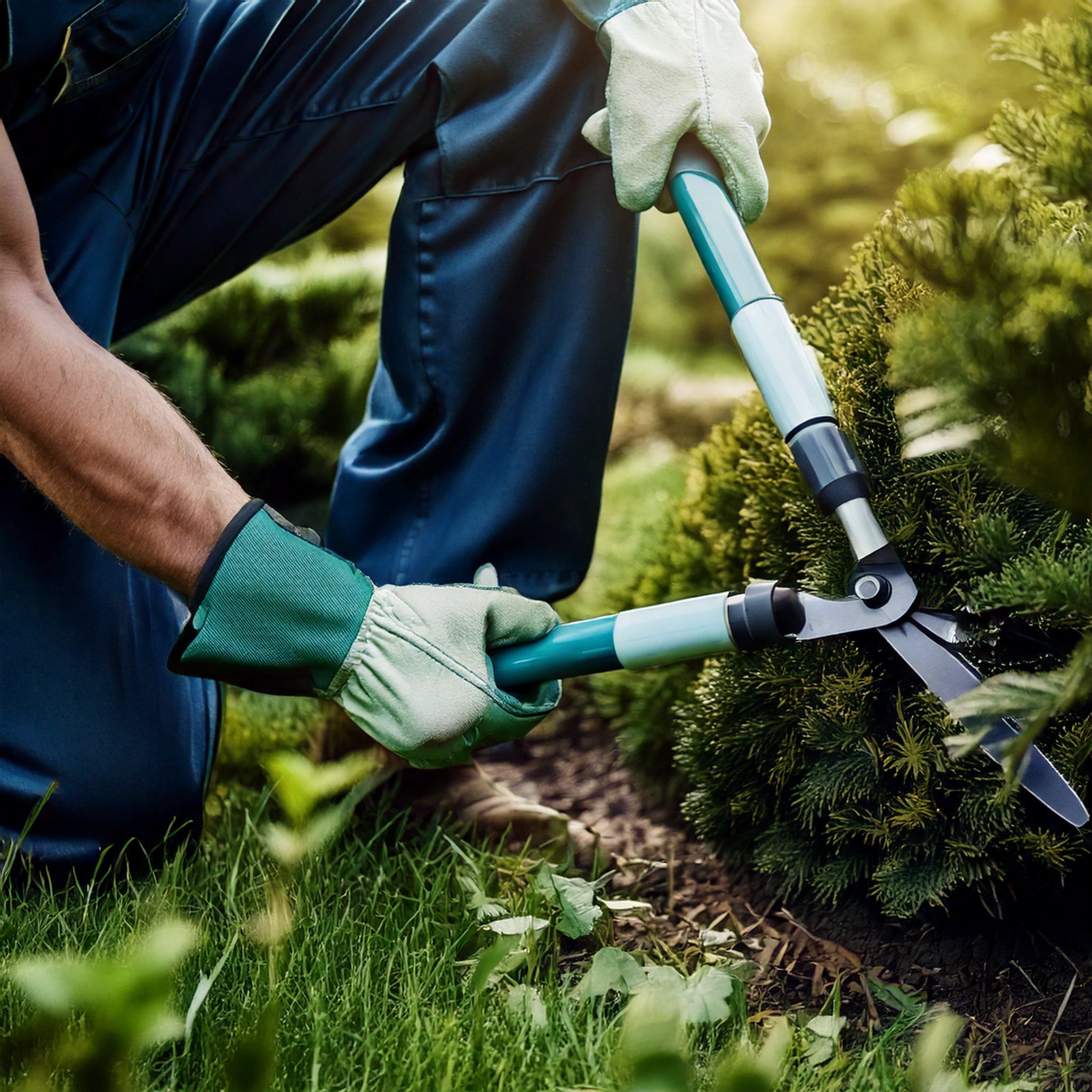 Firefly Erstelle mir ein Bild zum Thema Gartenpflege service 30948